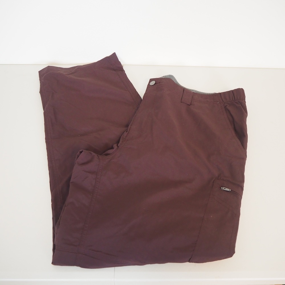 Columbia Men's Convertible Hiking Pants Sz 42 x 32 OmniShade UPF‎ Zip Off Cargo